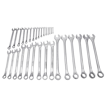 URREA Satin finish 12-point combination wrench set 31 pc 120090